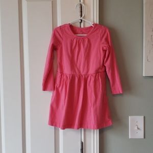 Girls long sleeve dress with pockets